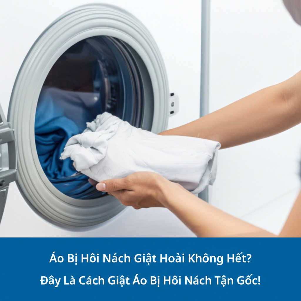 Hình minh họa cho bài viết: Áo Bị Hôi Nách Giặt Hoài Không Hết? Đây Là Cách Giặt Áo Bị Hôi Nách Tận Gốc!