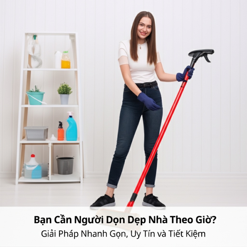 Hình minh họa cho bài viết: Bạn Cần Người Dọn Dẹp Nhà Theo Giờ? Giải Pháp Nhanh Gọn, Uy Tín và Tiết Kiệm