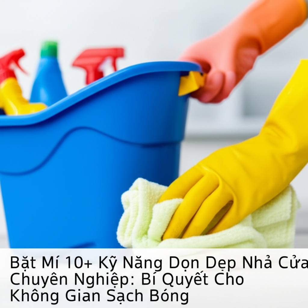 Hình minh họa cho bài viết: Bật Mí 10+ Kỹ Năng Dọn Dẹp Nhà Cửa Chuyên Nghiệp: Bí Quyết Cho Không Gian Sạch Bóng