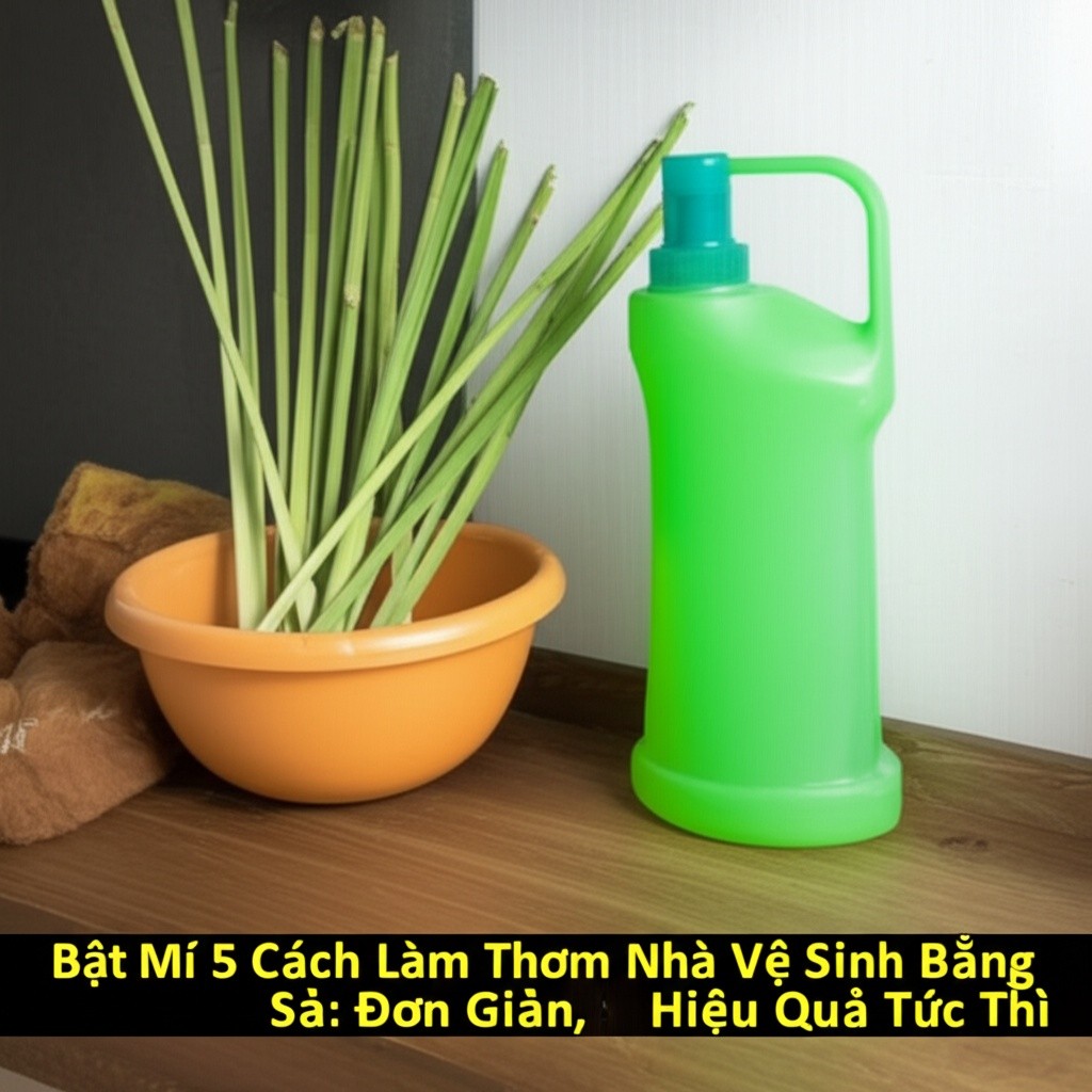 Hình minh họa cho bài viết: Bật Mí 5 Cách Làm Thơm Nhà Vệ Sinh Bằng Sả: Đơn Giản, Hiệu Quả Tức Thì