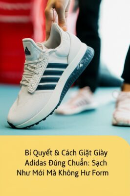 Bí Quyết & Cách Giặt Giày Adidas Đúng Chuẩn: Sạch Như Mới Mà Không Hư Form