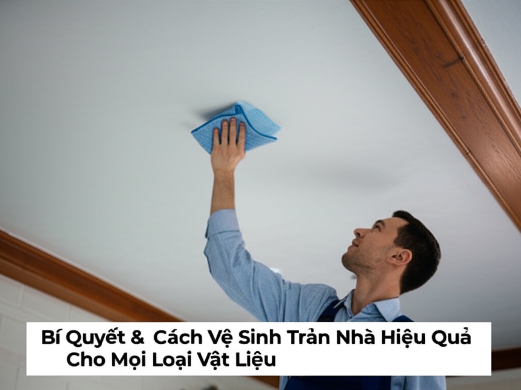 Hình minh họa cho bài viết: Bí Quyết & Cách Vệ Sinh Trần Nhà Hiệu Quả Cho Mọi Loại Vật Liệu