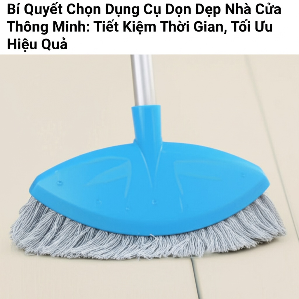 Hình minh họa cho bài viết: Bí Quyết Chọn Dụng Cụ Dọn Dẹp Nhà Cửa Thông Minh: Tiết Kiệm Thời Gian, Tối Ưu Hiệu Quả
