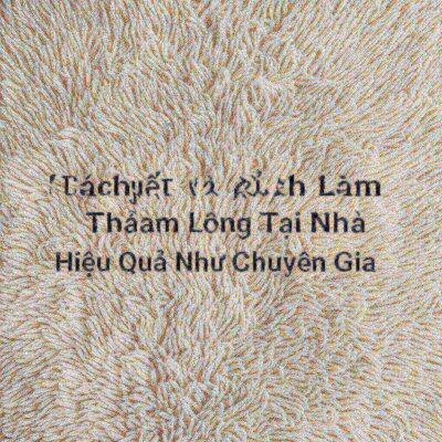 Bí quyết và Cách Làm Sạch Thảm Lông Tại Nhà Hiệu Quả Như Chuyên Gia