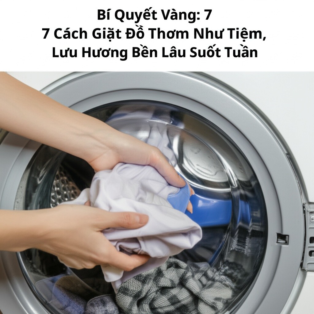 Hình minh họa cho bài viết: Bí Quyết Vàng: 7 Cách Giặt Đồ Thơm Như Tiệm, Lưu Hương Bền Lâu Suốt Tuần
