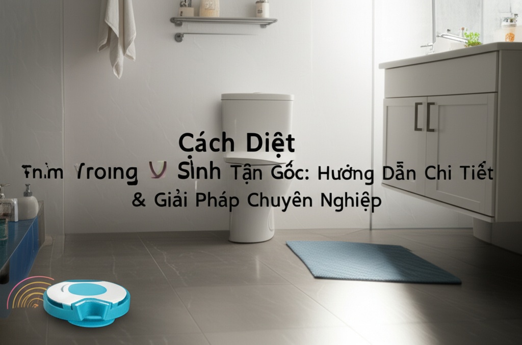 Hình minh họa cho bài viết: Cách Diệt Gián Trong Nhà Vệ Sinh Tận Gốc: Hướng Dẫn Chi Tiết & Giải Pháp Chuyên Nghiệp