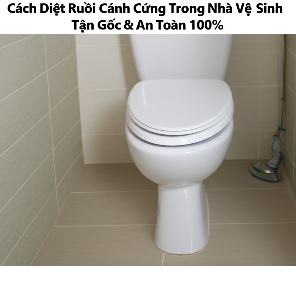 Hình minh họa cho bài viết: Cách Diệt Ruồi Cánh Cứng Trong Nhà Vệ Sinh Tận Gốc & An Toàn 100%