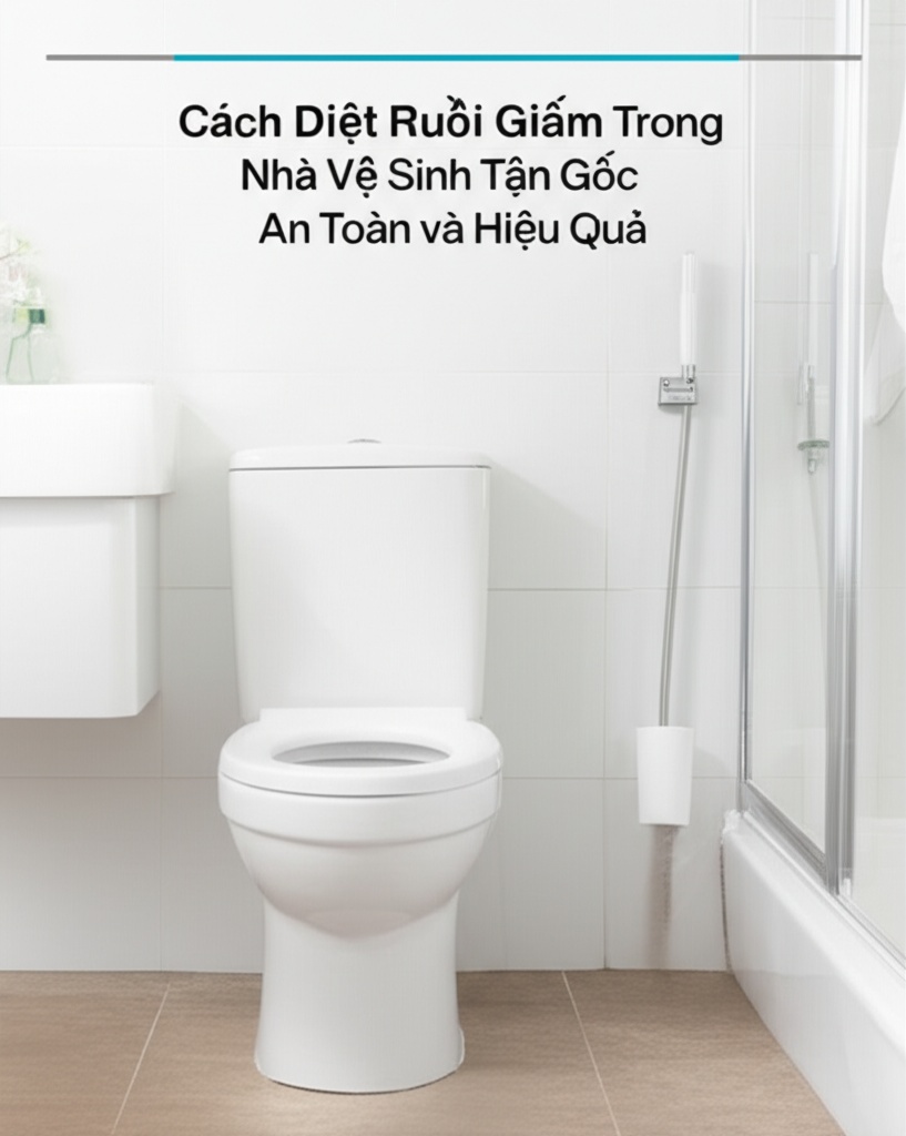 Hình minh họa cho bài viết: Cách Diệt Ruồi Giấm Trong Nhà Vệ Sinh Tận Gốc, An Toàn và Hiệu Quả