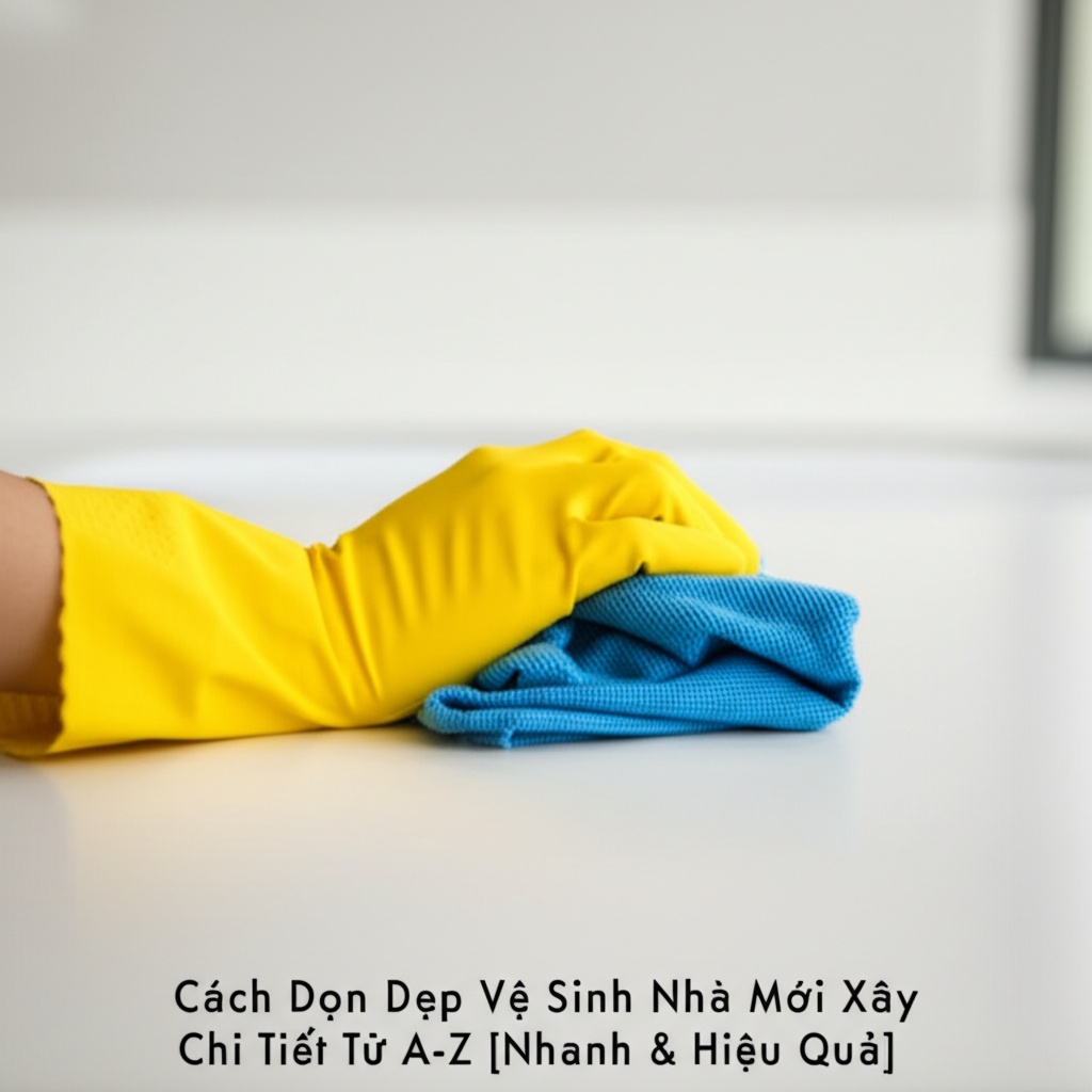 Hình minh họa cho bài viết: Cách Dọn Dẹp Vệ Sinh Nhà Mới Xây Chi Tiết Từ A-Z [Nhanh & Hiệu Quả]