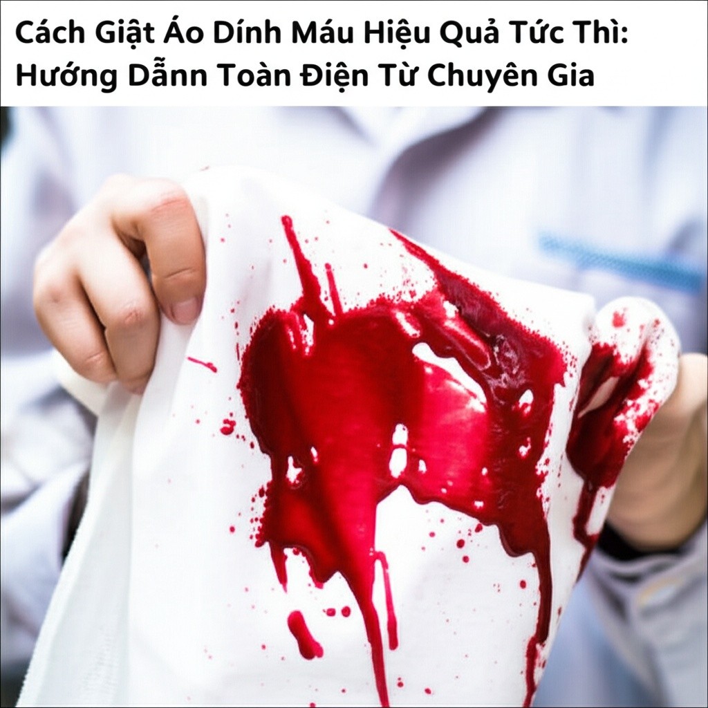 Hình minh họa cho bài viết: Cách Giặt Áo Dính Máu Hiệu Quả Tức Thì: Hướng Dẫn Toàn Diện Từ Chuyên Gia