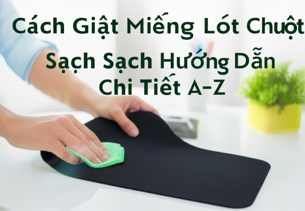 Hình minh họa cho bài viết: Cách Giặt Miếng Lót Chuột Sạch Như Mới: Hướng Dẫn Chi Tiết A-Z
