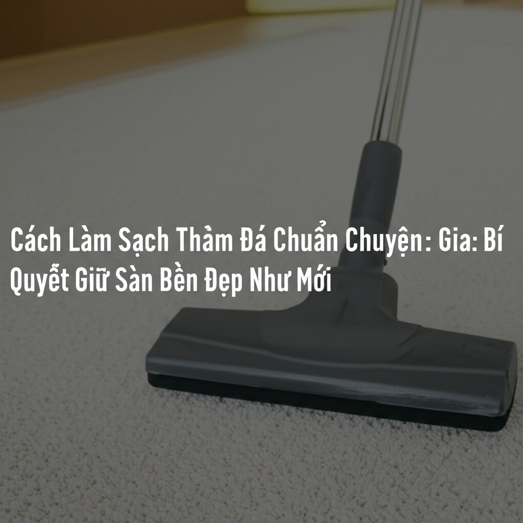 Hình minh họa cho bài viết: Cách Làm Sạch Thảm Đá Chuẩn Chuyên Gia: Bí Quyết Giữ Sàn Bền Đẹp Như Mới