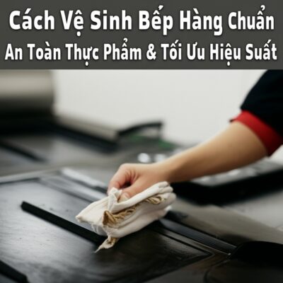 Cách Vệ Sinh Bếp Nhà Hàng Chuẩn An Toàn Thực Phẩm & Tối Ưu Hiệu Suất