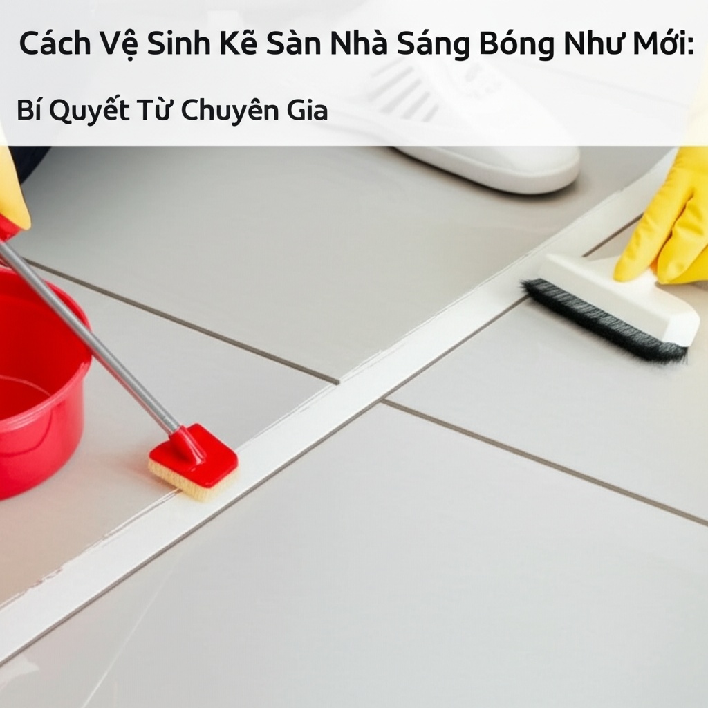Hình minh họa cho bài viết: Cách Vệ Sinh Kẽ Sàn Nhà Sáng Bóng Như Mới: Bí Quyết Từ Chuyên Gia