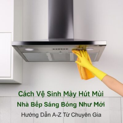 Cách Vệ Sinh Máy Hút Mùi Nhà Bếp Sáng Bóng Như Mới: Hướng Dẫn A-Z Từ Chuyên Gia
