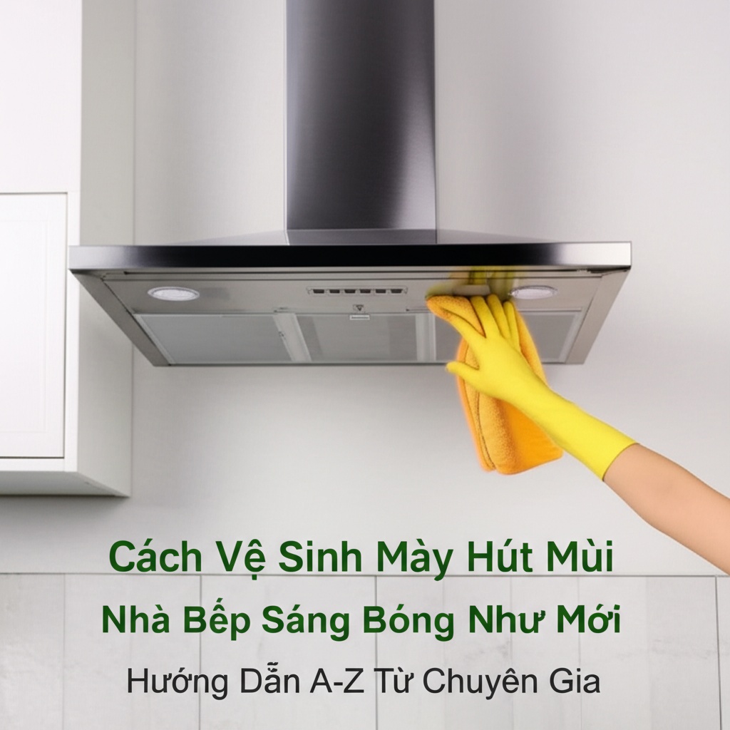 Hình minh họa cho bài viết: Cách Vệ Sinh Máy Hút Mùi Nhà Bếp Sáng Bóng Như Mới: Hướng Dẫn A-Z Từ Chuyên Gia