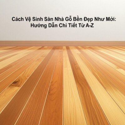 Cách Vệ Sinh Sàn Nhà Gỗ Bền Đẹp Như Mới: Hướng Dẫn Chi Tiết Từ A-Z