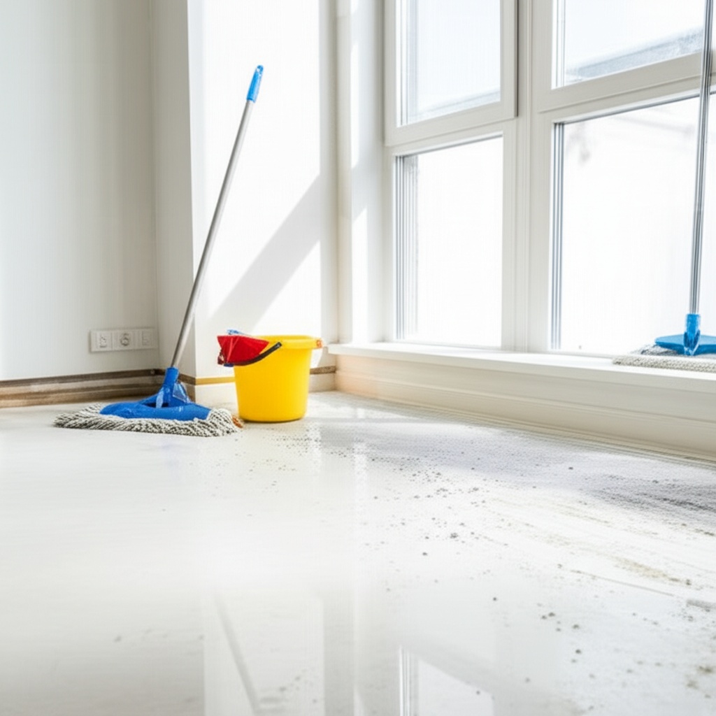 Hình minh họa cho bài viết: Cách Vệ Sinh Sàn Nhà Sau Xây Dựng: Hướng Dẫn Toàn Diện Từ A-Z