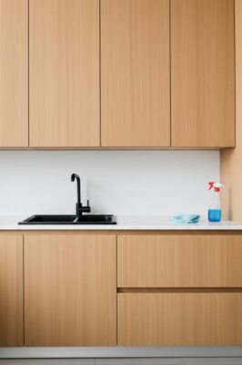 Cách Vệ Sinh Tủ Bếp Gỗ Công Nghiệp Đúng Chuẩn Chuyên Gia: Giữ Bếp Luôn Sáng Bóng
