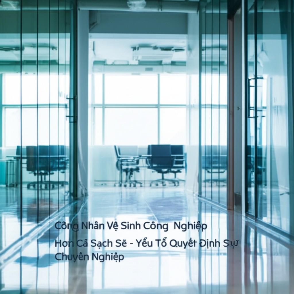 Hình minh họa cho bài viết: Công Nhân Vệ Sinh Công Nghiệp: Hơn Cả Sạch Sẽ - Yếu Tố Quyết Định Sự Chuyên Nghiệp