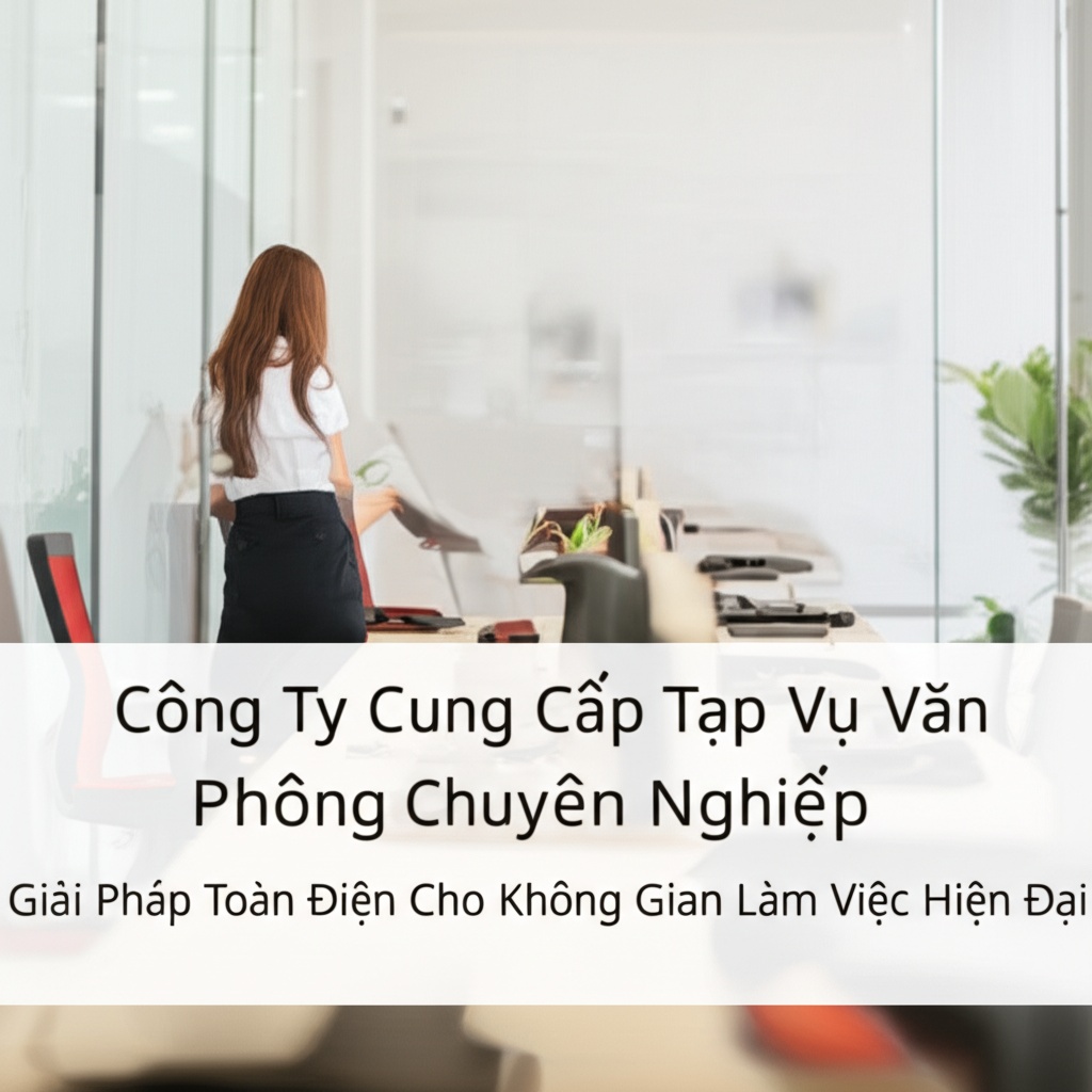Hình minh họa cho bài viết: Công Ty Cung Cấp Tạp Vụ Văn Phòng Chuyên Nghiệp: Giải Pháp Toàn Diện Cho Không Gian Làm Việc Hiện Đại