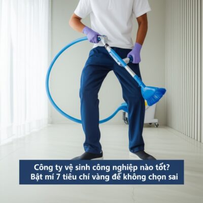 Công ty vệ sinh công nghiệp nào tốt? Bật mí 7 tiêu chí vàng để không chọn sai