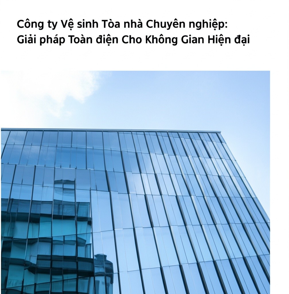 Hình minh họa cho bài viết: Công ty Vệ sinh Tòa nhà Chuyên nghiệp: Giải pháp Toàn diện Cho Không Gian Hiện đại