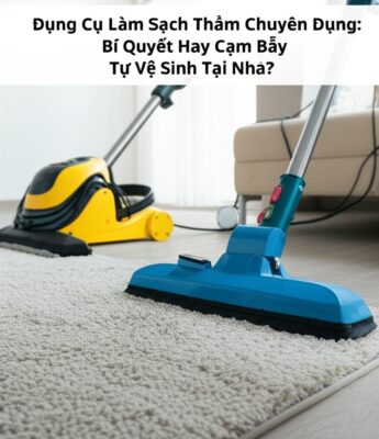 Dụng Cụ Làm Sạch Thảm Chuyên Dụng: Bí Quyết Hay Cạm Bẫy Tự Vệ Sinh Tại Nhà?