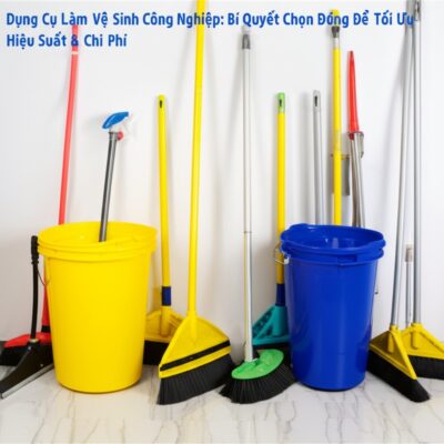 Dụng Cụ Làm Vệ Sinh Công Nghiệp: Bí Quyết Chọn Đúng Để Tối Ưu Hiệu Suất & Chi Phí