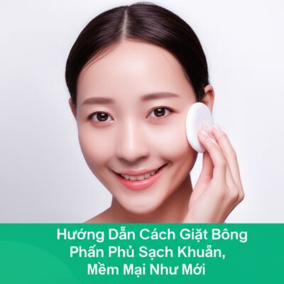 Hướng Dẫn Cách Giặt Bông Phấn Phủ Sạch Khuẩn, Mềm Mại Như Mới