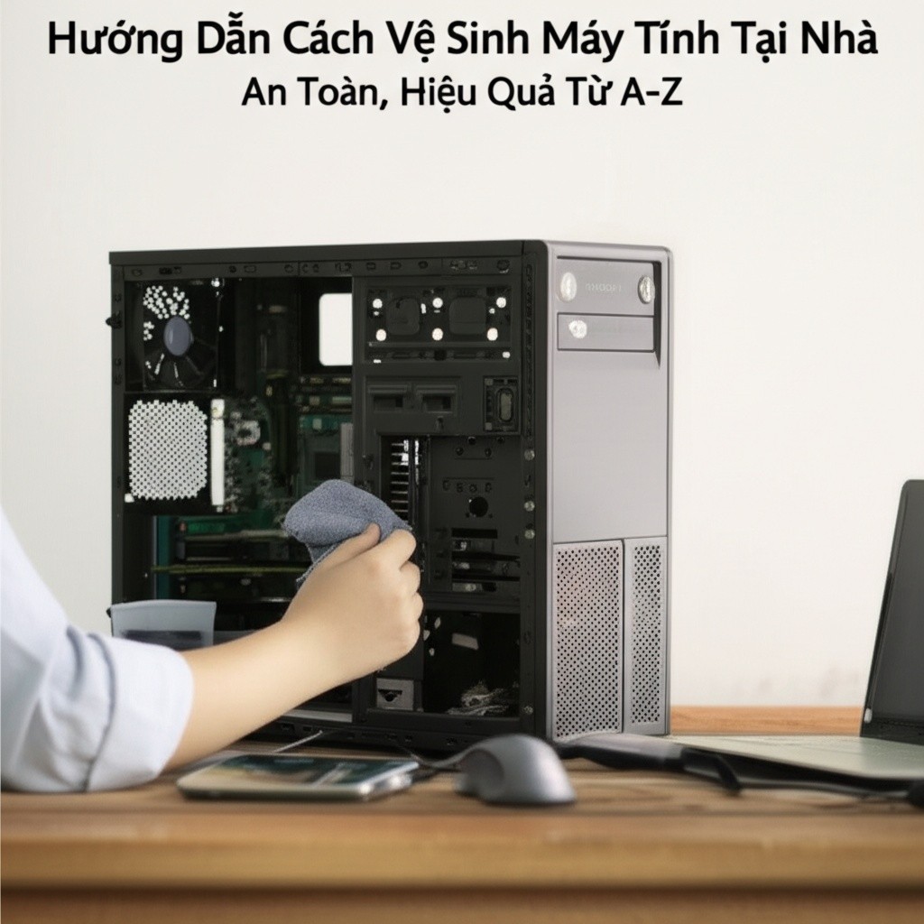 Hình minh họa cho bài viết: Hướng Dẫn Cách Vệ Sinh Máy Tính Tại Nhà An Toàn, Hiệu Quả Từ A-Z