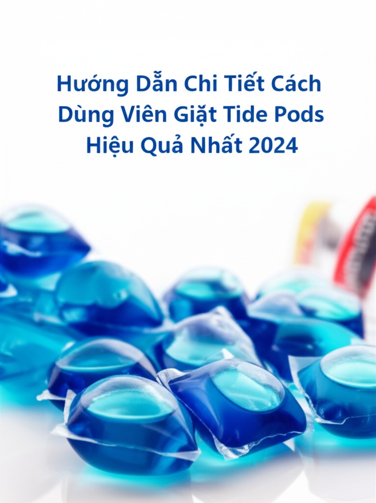 Hình minh họa cho bài viết: Hướng Dẫn Chi Tiết Cách Dùng Viên Giặt Tide Pods Hiệu Quả Nhất 2024
