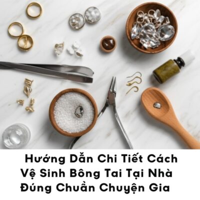 Hướng Dẫn Chi Tiết Cách Vệ Sinh Bông Tai Tại Nhà Đúng Chuẩn Chuyên Gia