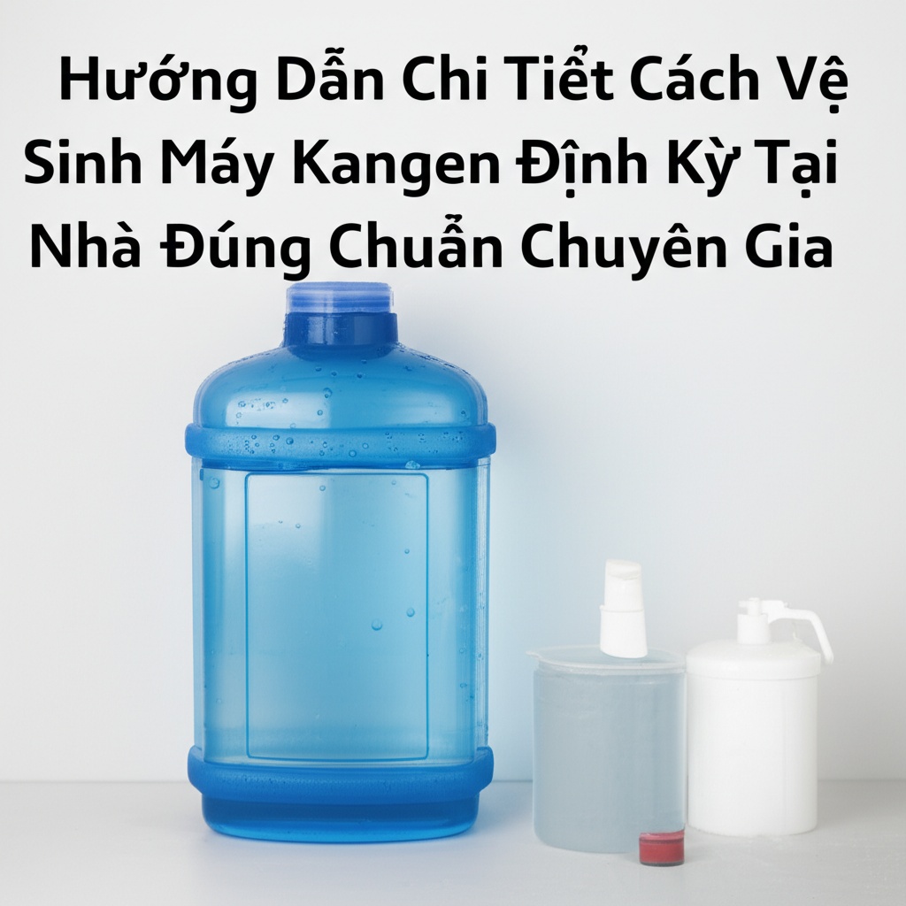 Hình minh họa cho bài viết: Hướng Dẫn Chi Tiết Cách Vệ Sinh Máy Kangen Định Kỳ Tại Nhà Đúng Chuẩn Chuyên Gia