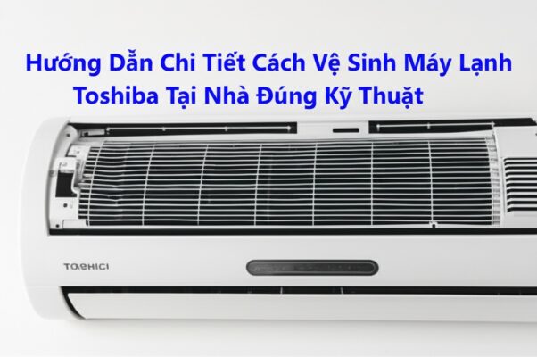 Hướng Dẫn Chi Tiết Cách Vệ Sinh Máy Lạnh Toshiba Tại Nhà Đúng Kỹ Thuật