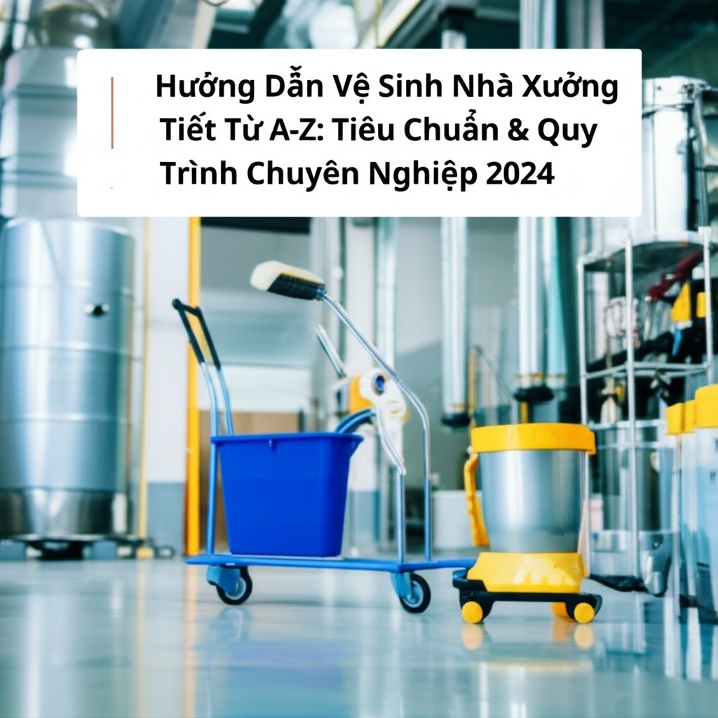 Hình minh họa cho bài viết: Hướng Dẫn Vệ Sinh Nhà Xưởng Chi Tiết Từ A-Z: Tiêu Chuẩn & Quy Trình Chuyên Nghiệp 2024