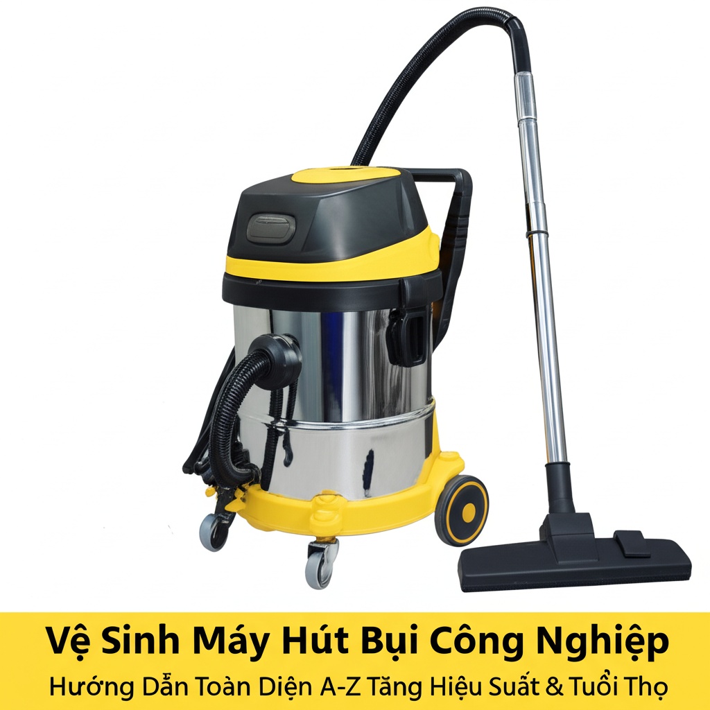 Hình minh họa cho bài viết: Vệ Sinh Máy Hút Bụi Công Nghiệp: Hướng Dẫn Toàn Diện A-Z Tăng Hiệu Suất & Tuổi Thọ